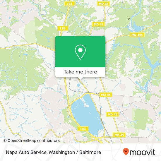 Mapa de Napa Auto Service