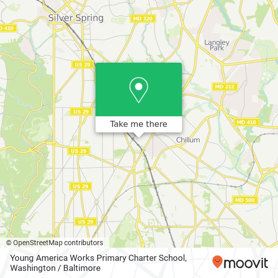 Young America Works Primary Charter School map