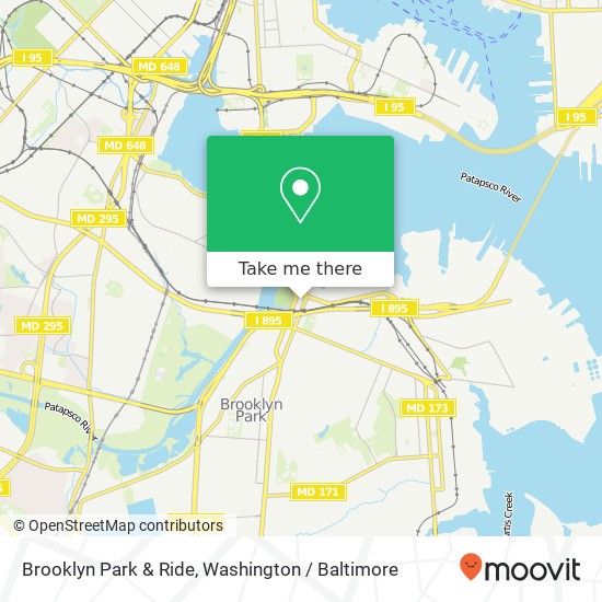 Mapa de Brooklyn Park & Ride