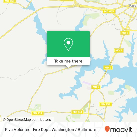 Mapa de Riva Volunteer Fire Dept