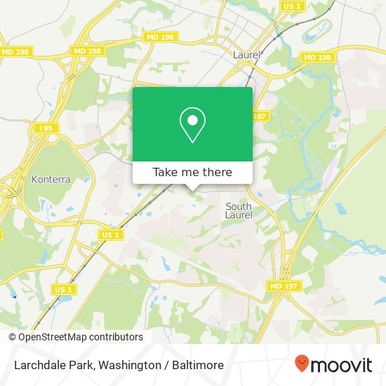Larchdale Park map
