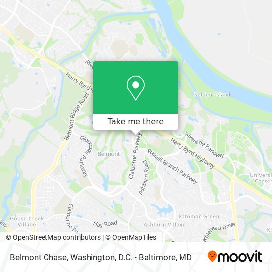 Belmont Chase map
