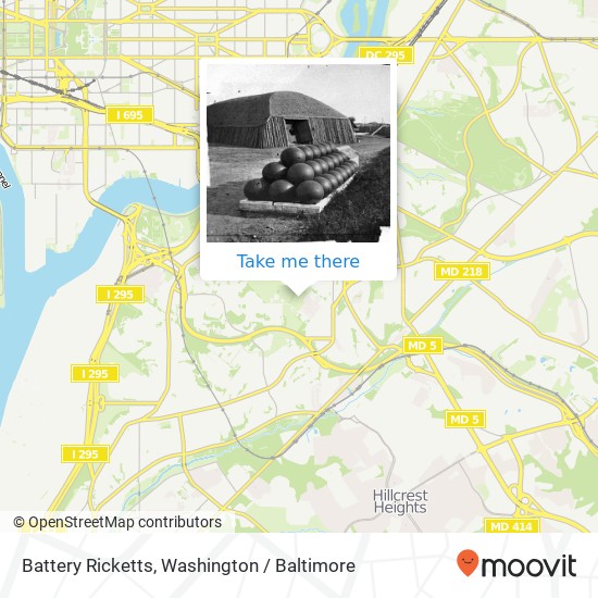 Battery Ricketts map