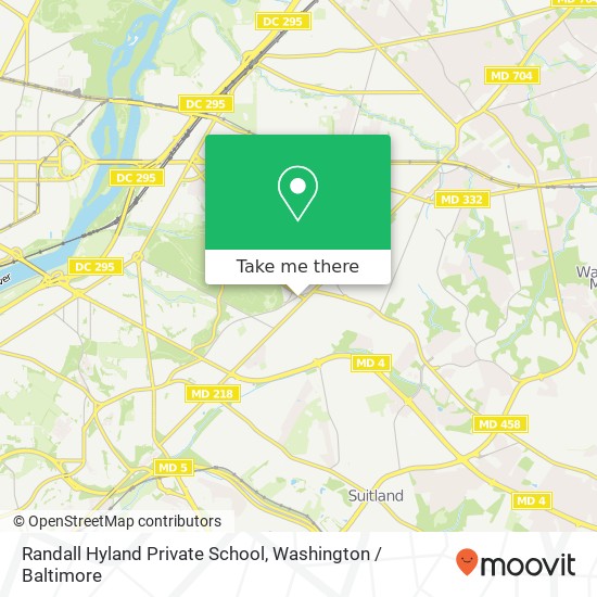 Randall Hyland Private School map