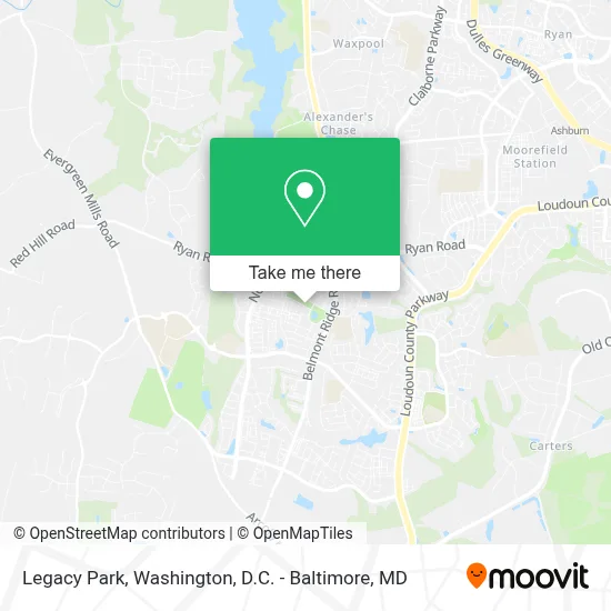 Legacy Park map