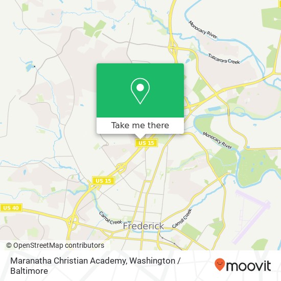 Mapa de Maranatha Christian Academy