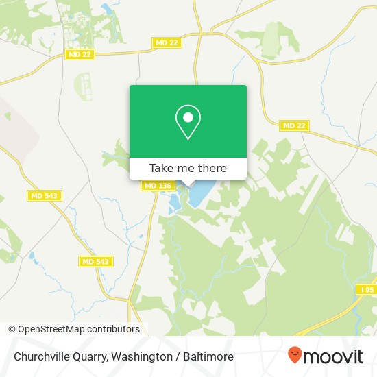 Mapa de Churchville Quarry