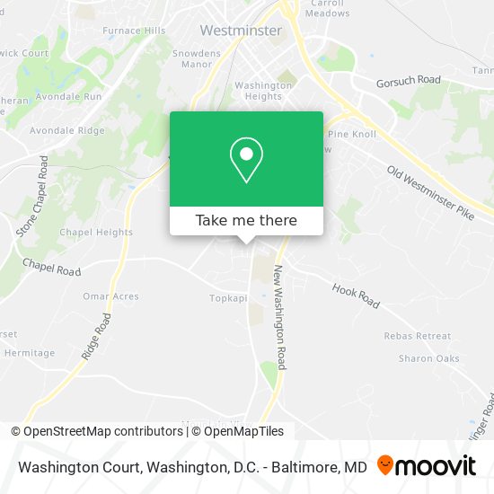 Mapa de Washington Court
