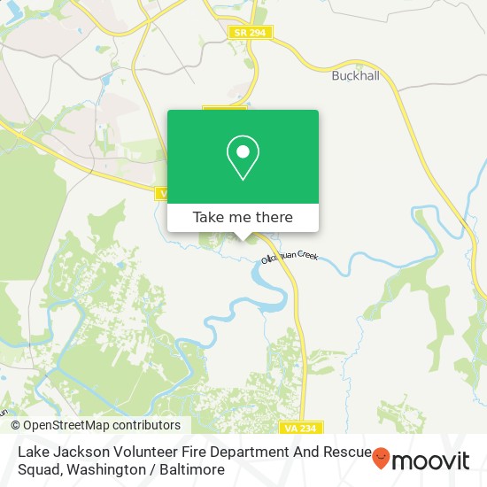 Mapa de Lake Jackson Volunteer Fire Department And Rescue Squad