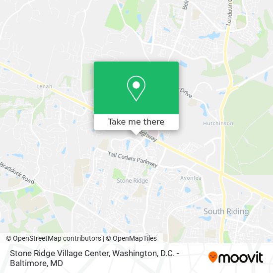 Mapa de Stone Ridge Village Center