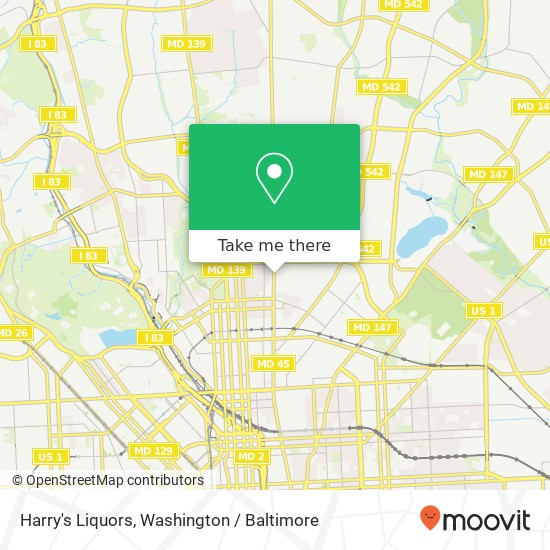 Mapa de Harry's Liquors