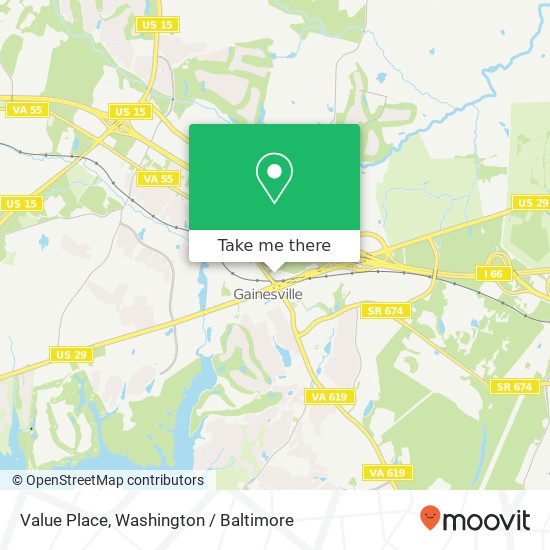 Mapa de Value Place