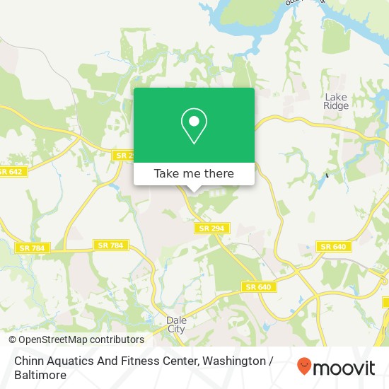 Mapa de Chinn Aquatics And Fitness Center