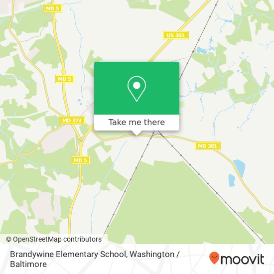 Brandywine Elementary School map