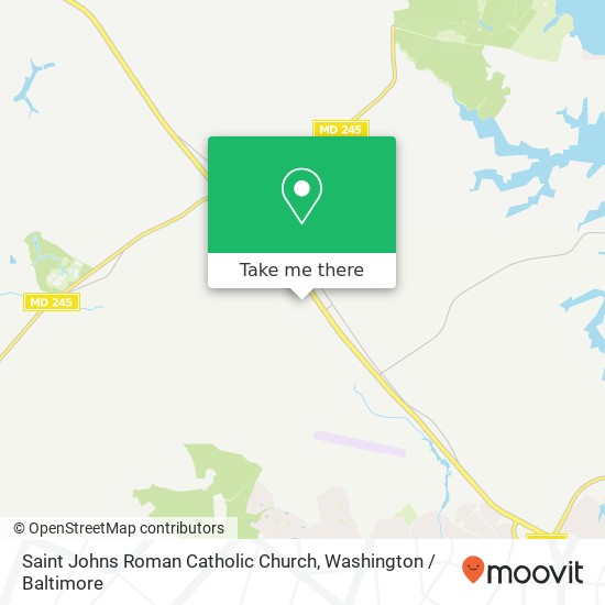 Mapa de Saint Johns Roman Catholic Church