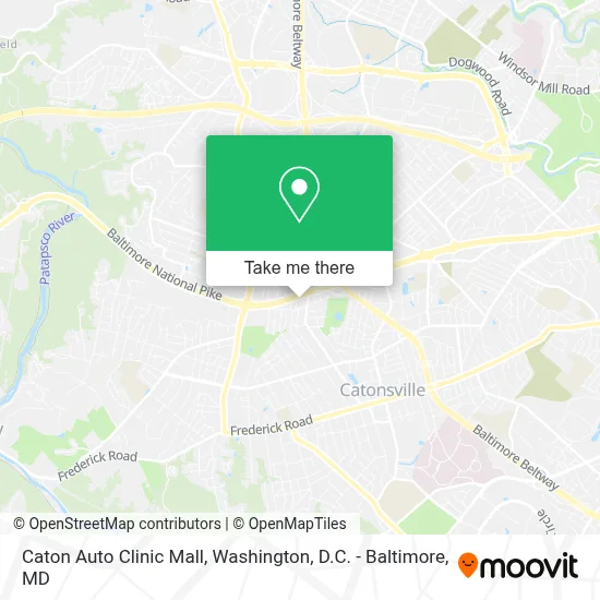 Caton Auto Clinic Mall map