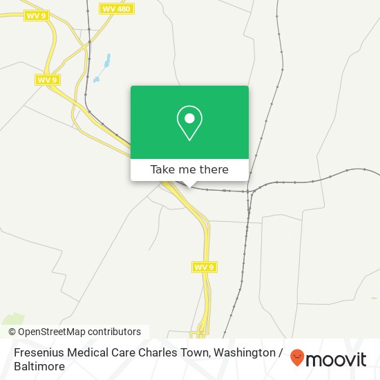 Mapa de Fresenius Medical Care Charles Town