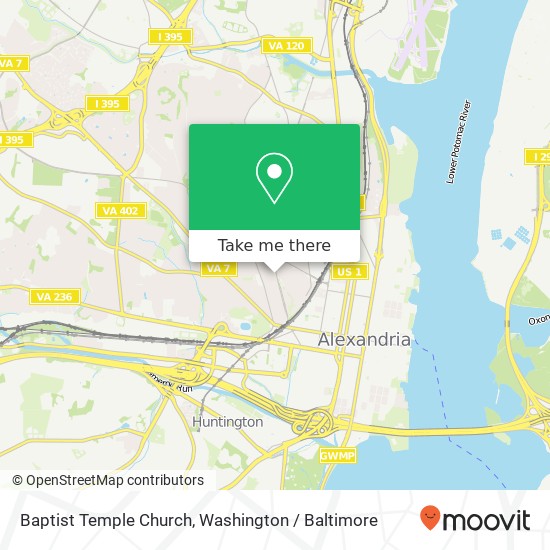 Mapa de Baptist Temple Church