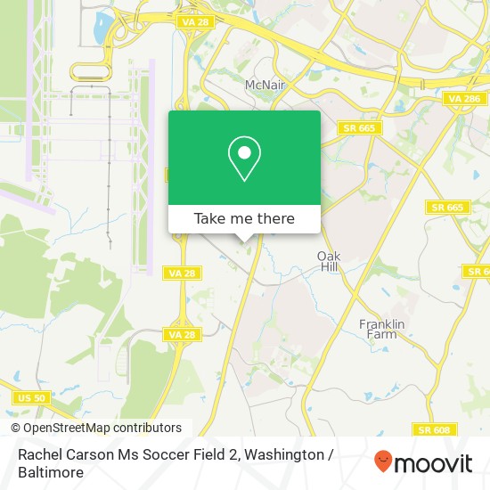 Rachel Carson Ms Soccer Field 2 map