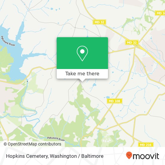 Hopkins Cemetery map