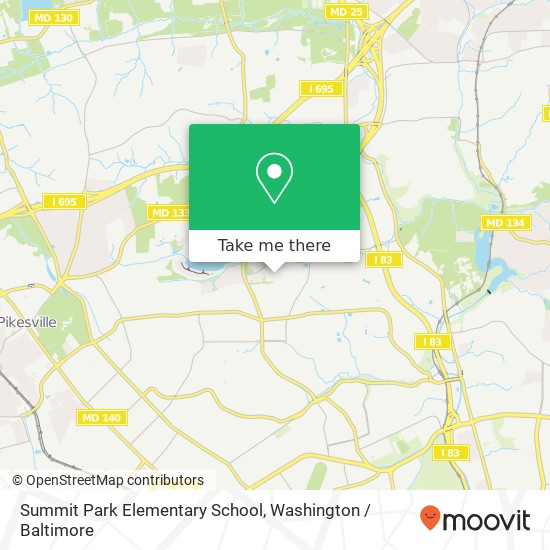 Mapa de Summit Park Elementary School