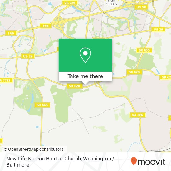 Mapa de New Life Korean Baptist Church