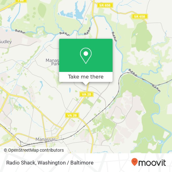 Mapa de Radio Shack