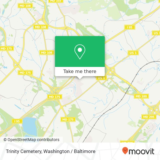 Trinity Cemetery map