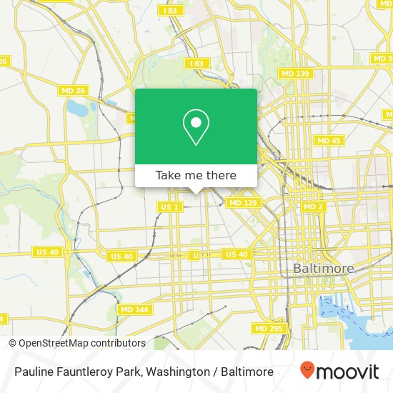 Mapa de Pauline Fauntleroy Park