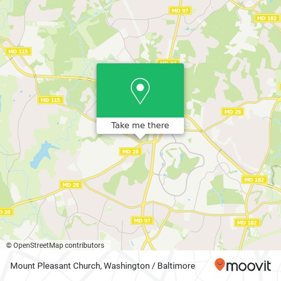 Mapa de Mount Pleasant Church