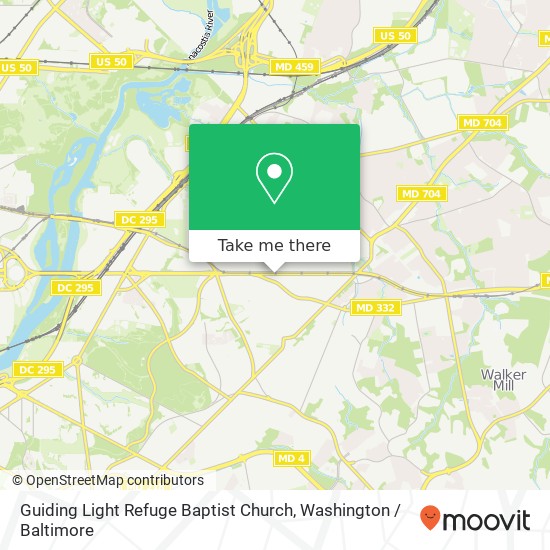 Mapa de Guiding Light Refuge Baptist Church