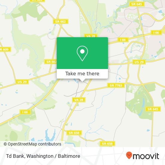 Td Bank map