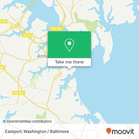 Mapa de Eastport