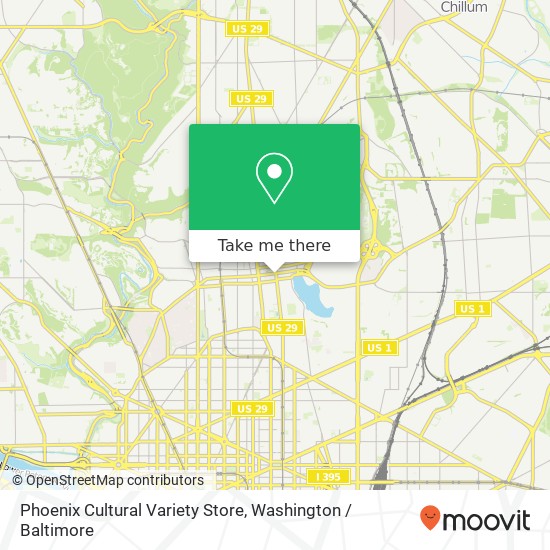 Mapa de Phoenix Cultural Variety Store