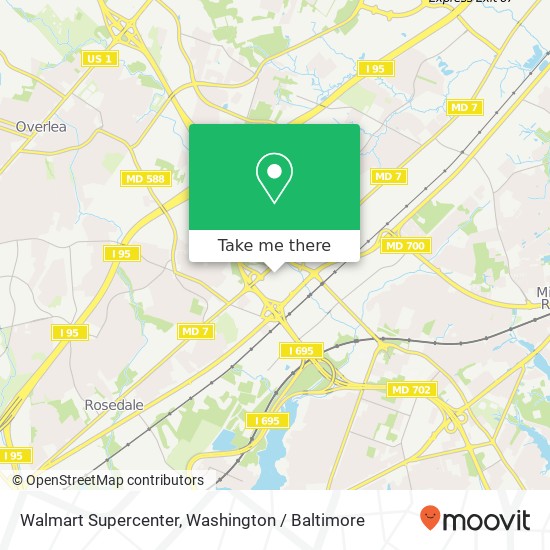 Walmart Supercenter map