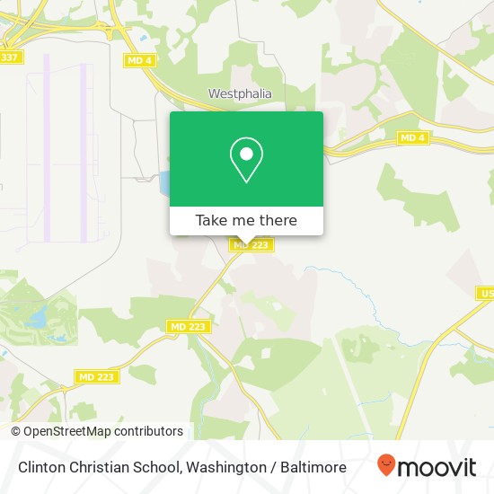 Clinton Christian School map