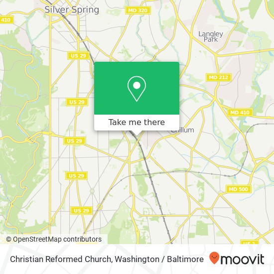 Mapa de Christian Reformed Church