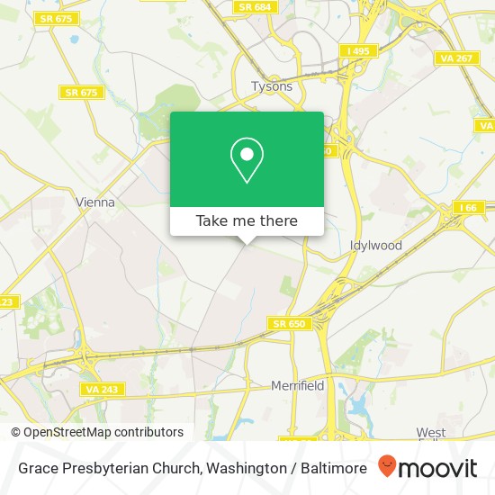 Grace Presbyterian Church map