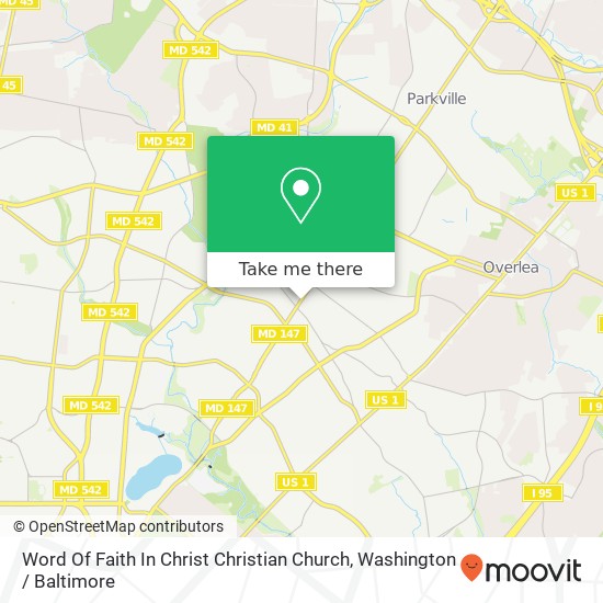 Mapa de Word Of Faith In Christ Christian Church