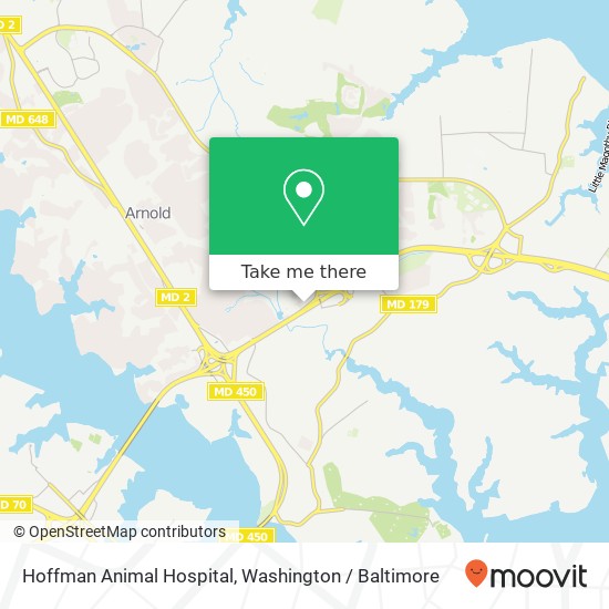 Hoffman Animal Hospital map