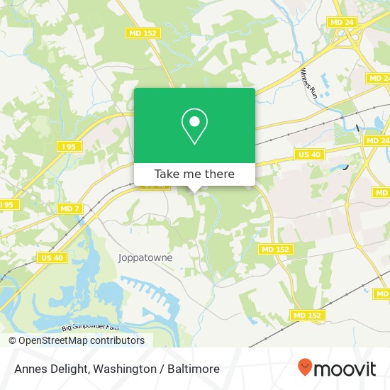 Annes Delight map