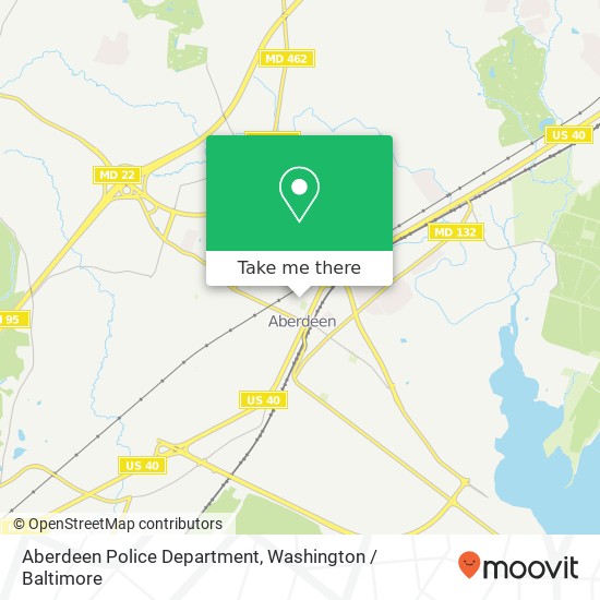 Mapa de Aberdeen Police Department