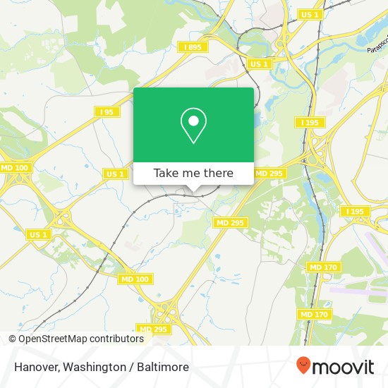 Hanover map