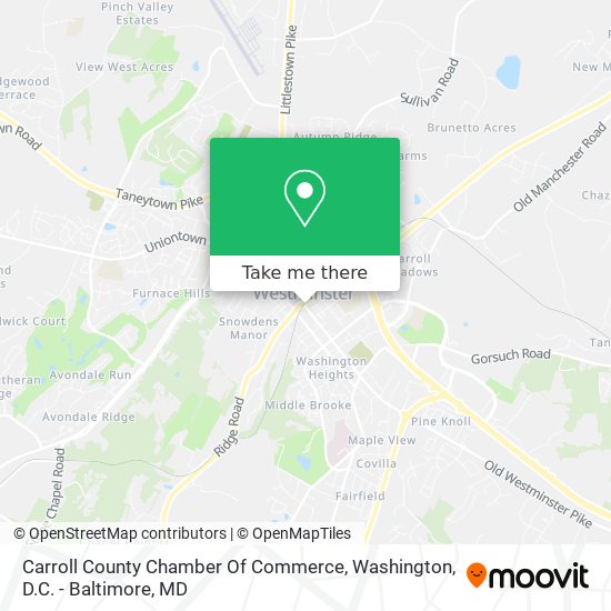 Mapa de Carroll County Chamber Of Commerce