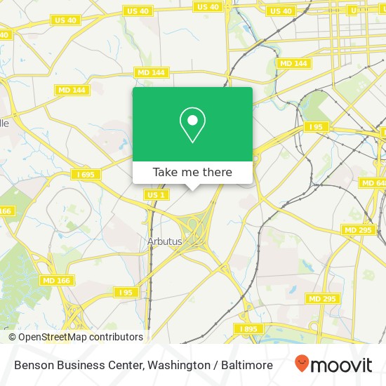 Mapa de Benson Business Center