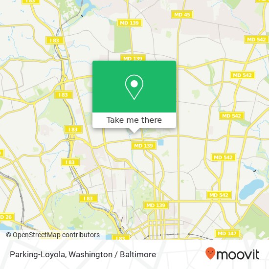 Mapa de Parking-Loyola