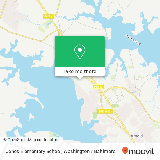 Jones Elementary School map