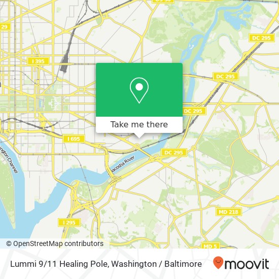 Lummi 9/11 Healing Pole map