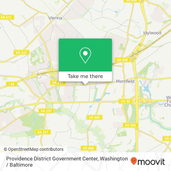 Mapa de Providence District Government Center