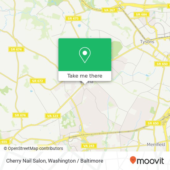Cherry Nail Salon map